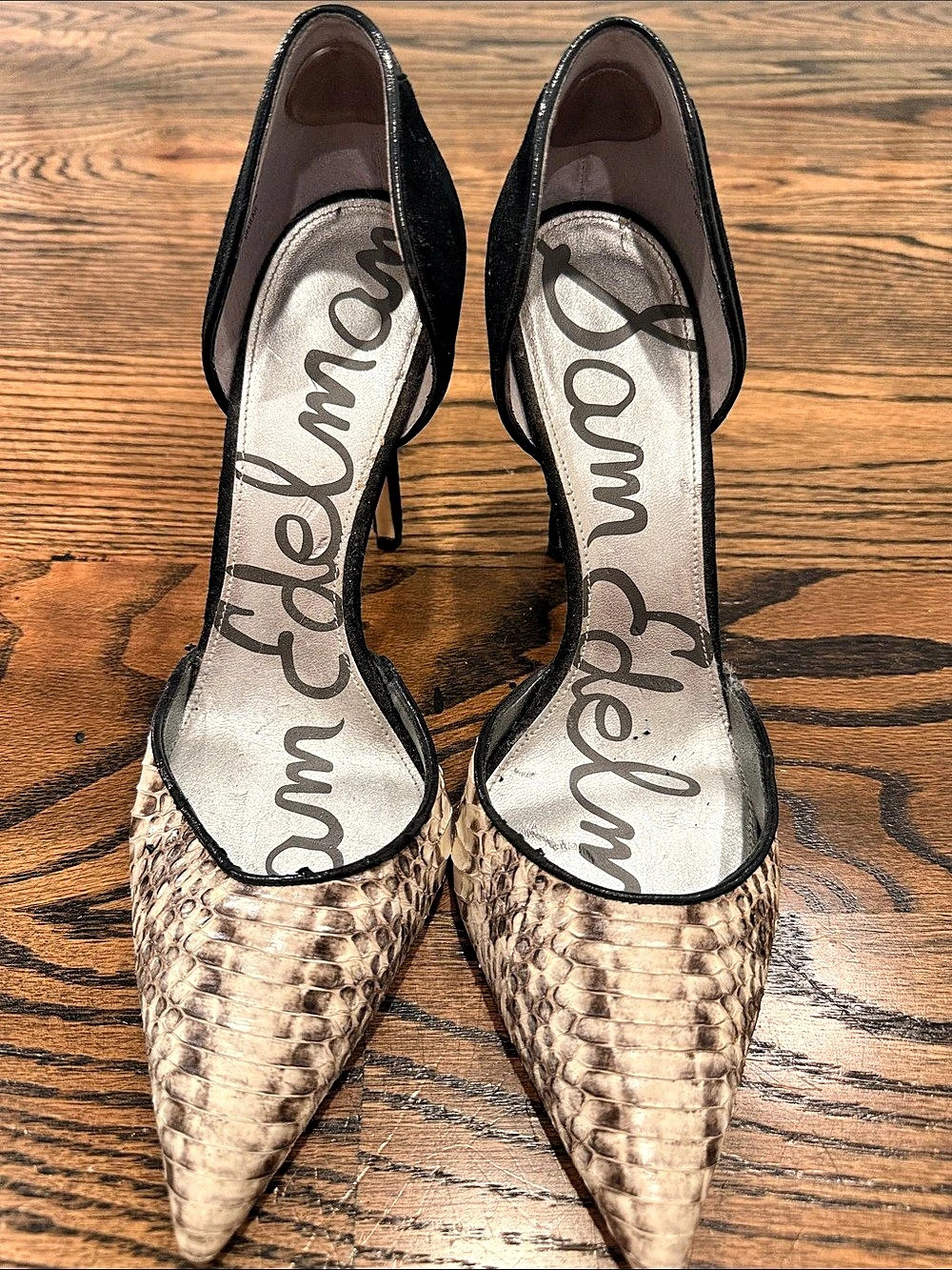 Sam Edelman Delilah D'Orsay Pump Animal Print Heels US 9